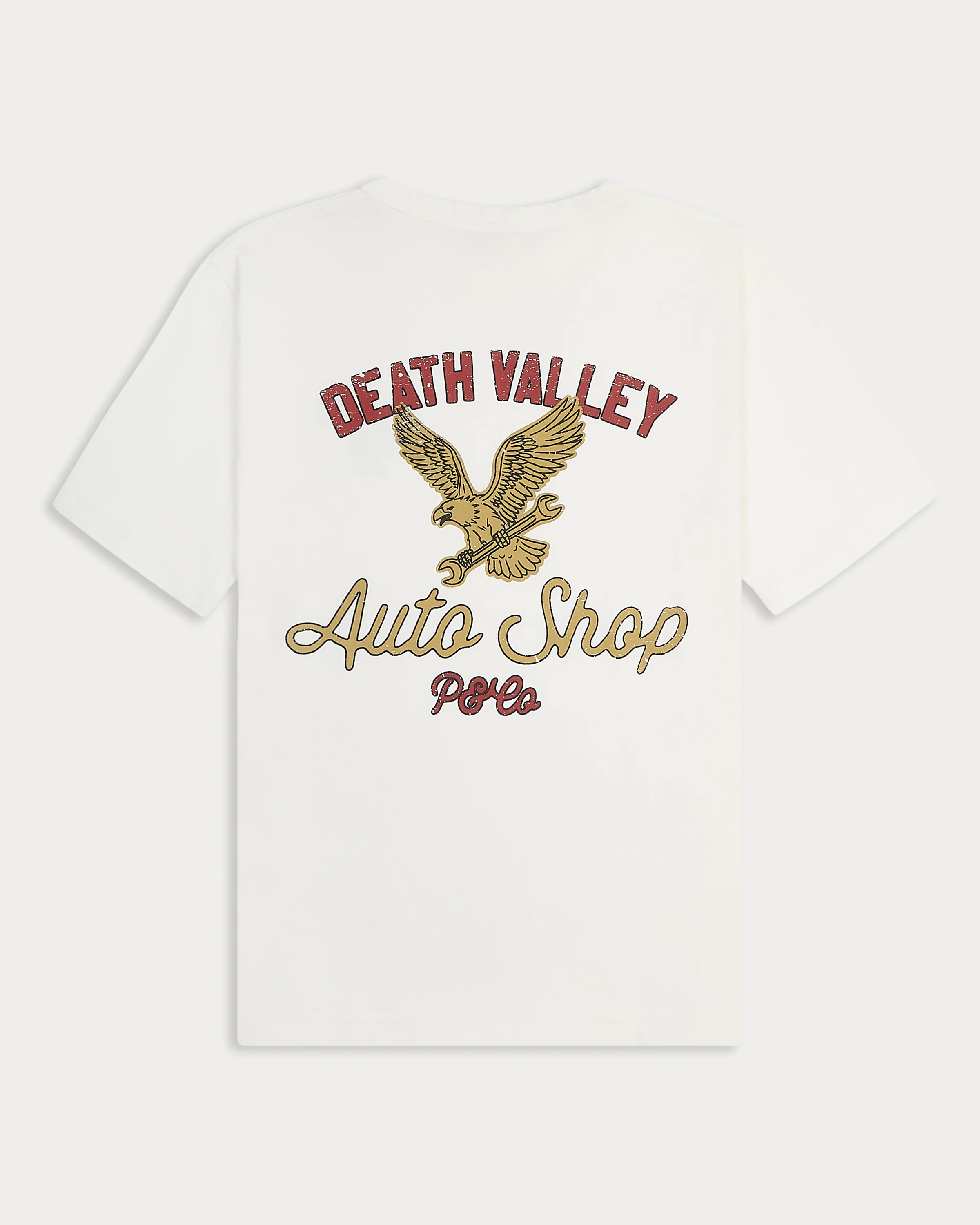 Death Valley Auto Shop T-Shirt - Off White