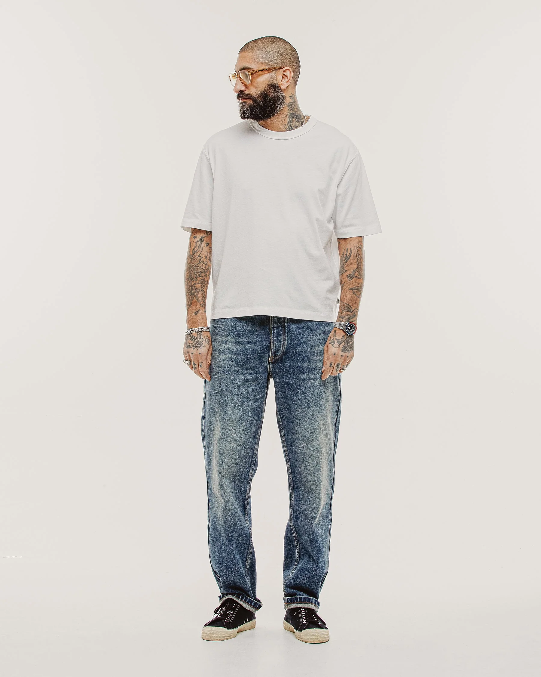 Essential Boxy T-Shirt - White - Image 8