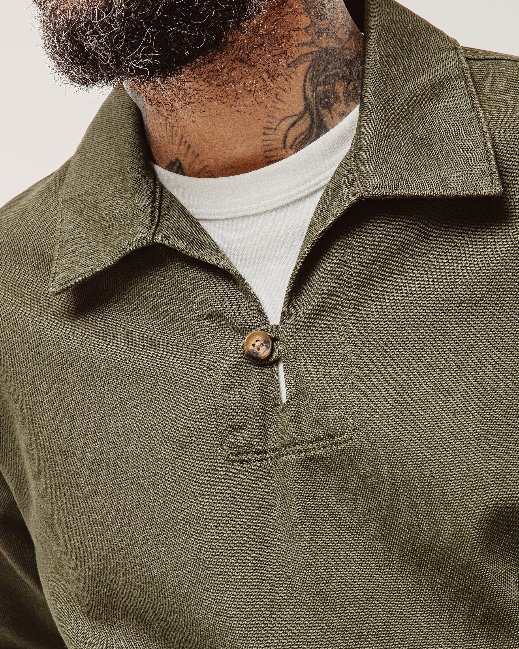 Founders Artist Smock - Dark Olive - Image 7