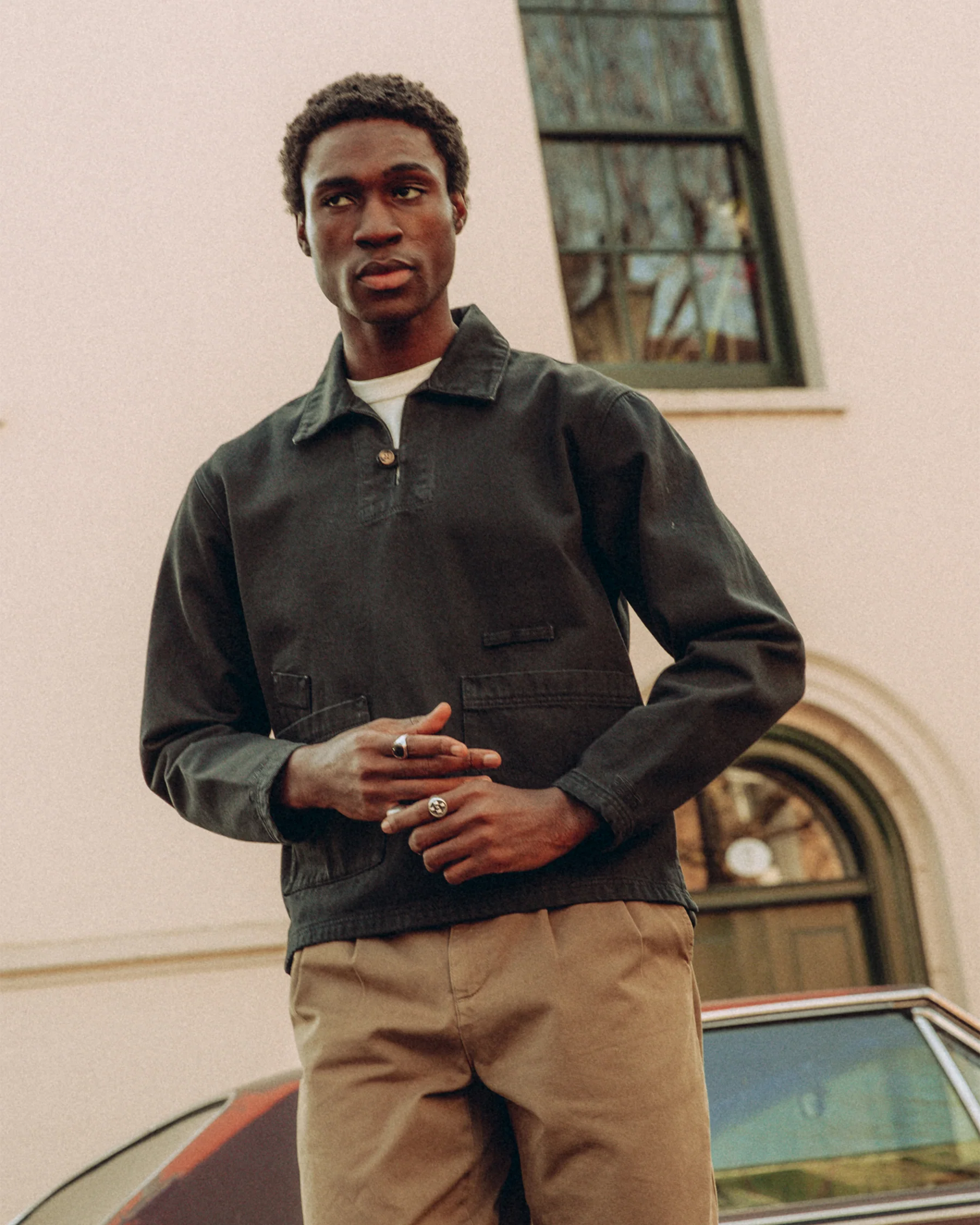 Founders Artist Smock - Washed Black - Image 6