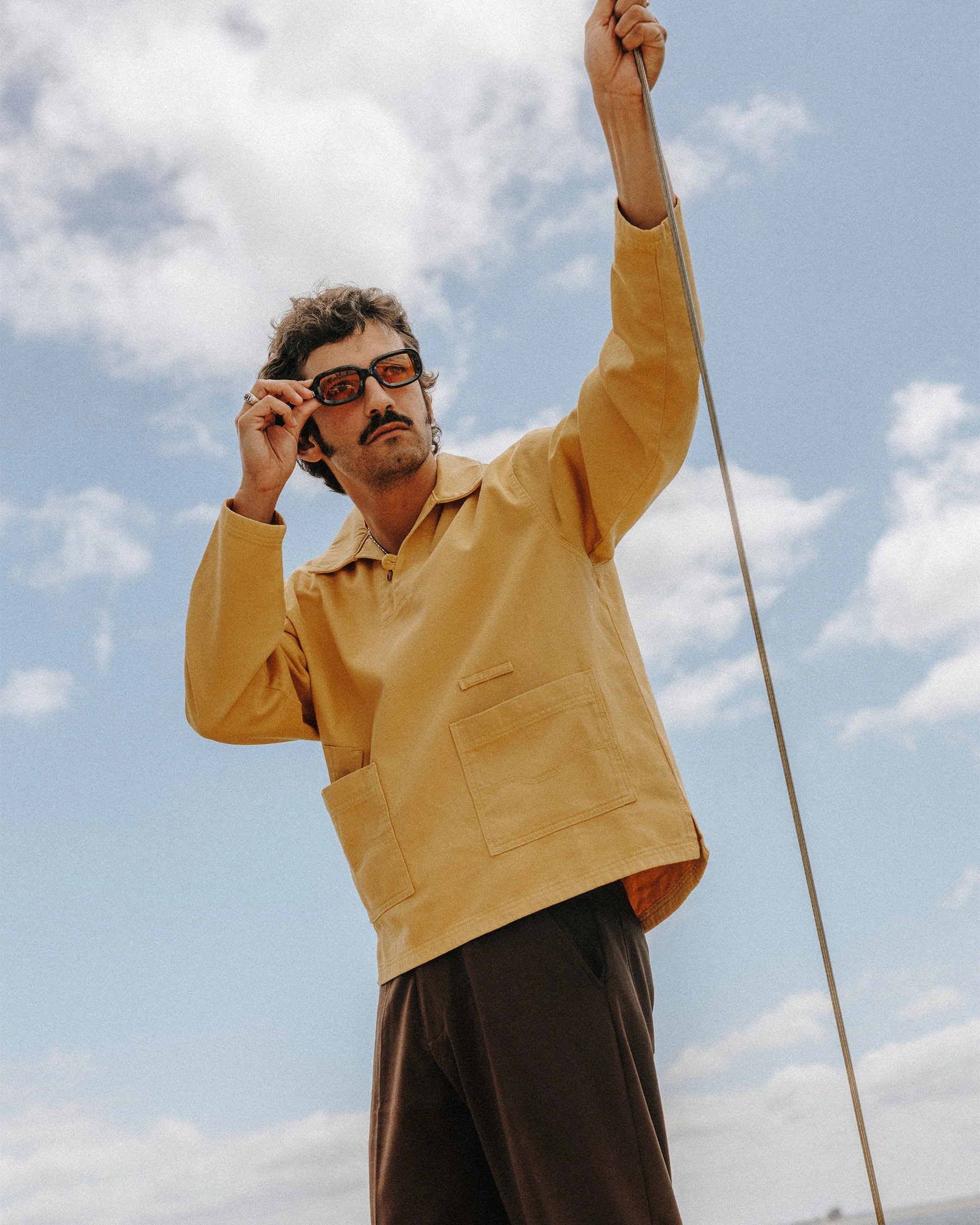 Founders Artist Smock - Washed Yellow - Image 3