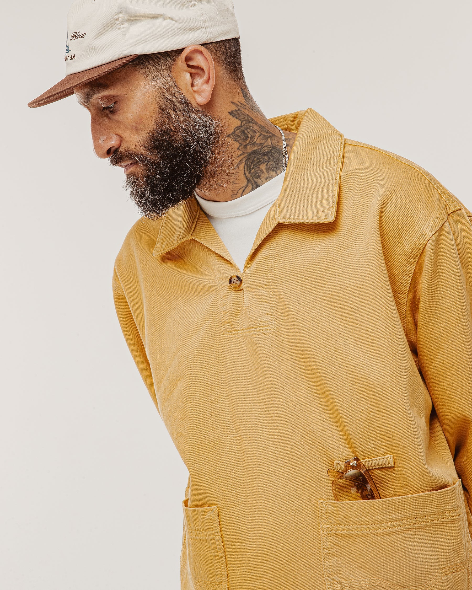 Founders Artist Smock - Washed Yellow - Image 4