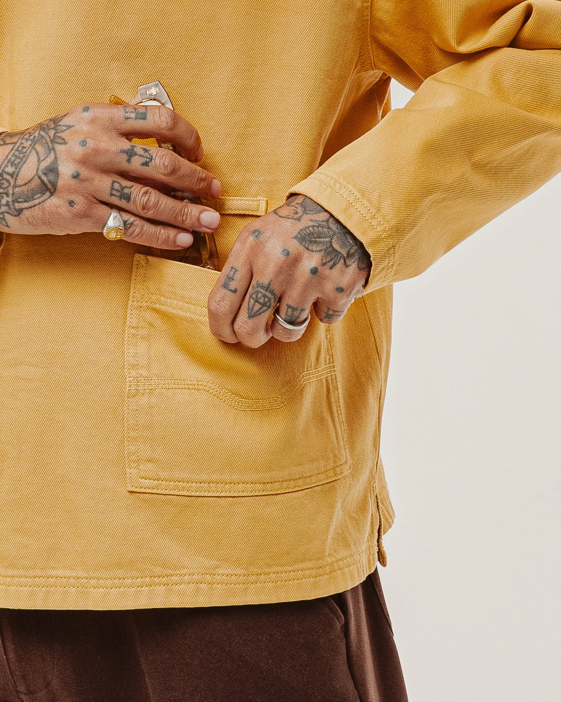 Founders Artist Smock - Washed Yellow - Image 5