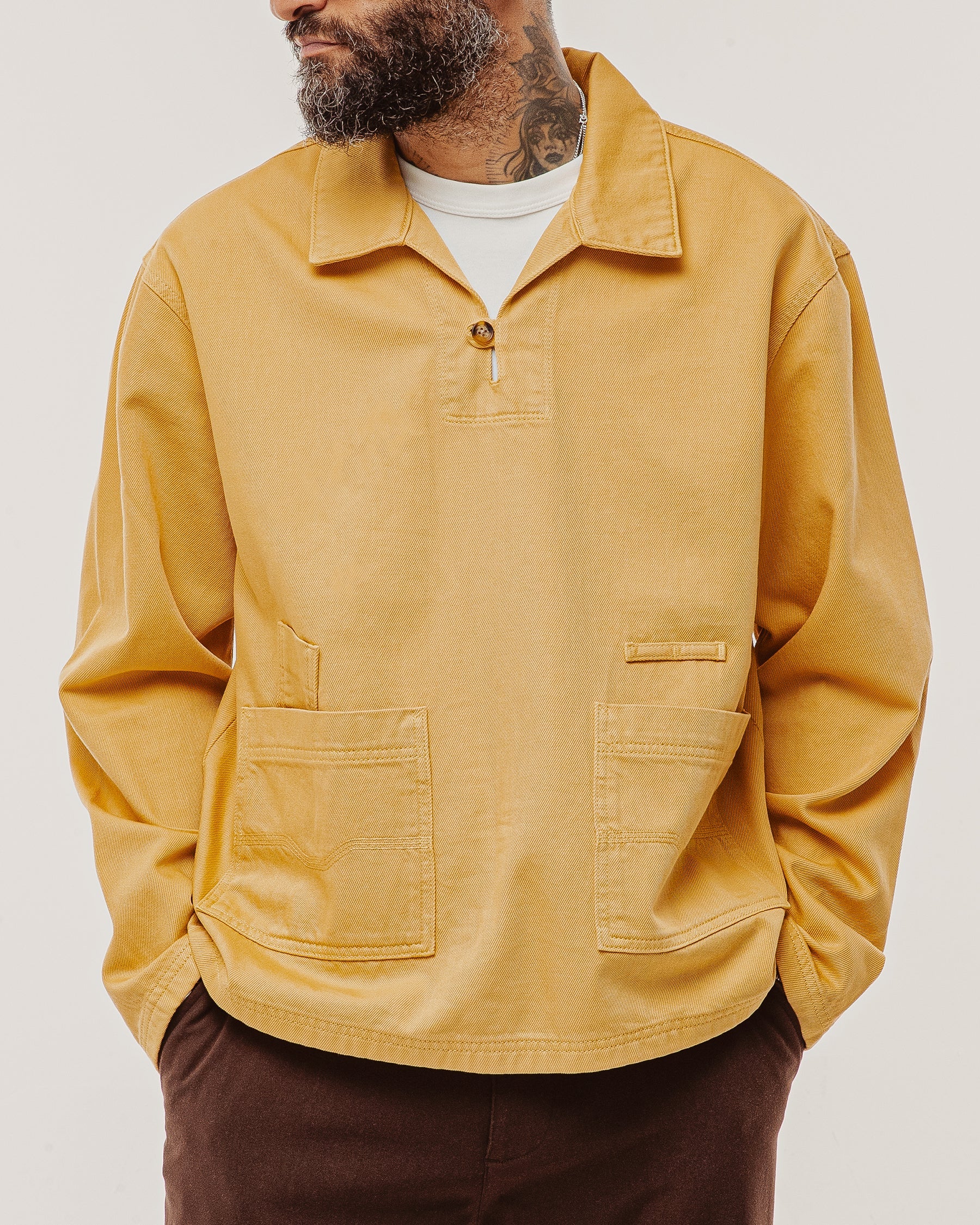 Founders Artist Smock - Washed Yellow - Image 7