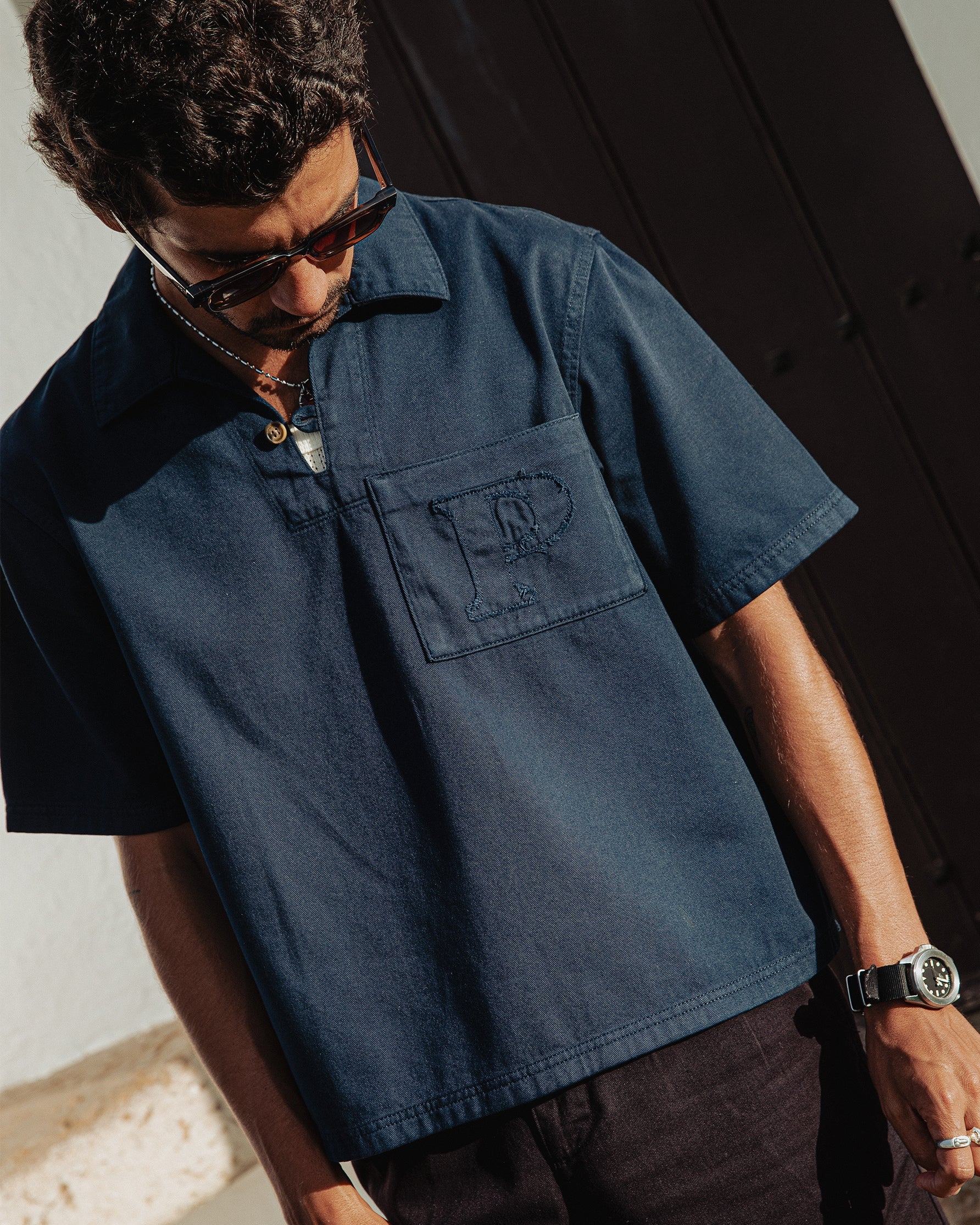 Founders Resort Smock - Navy - Image 10