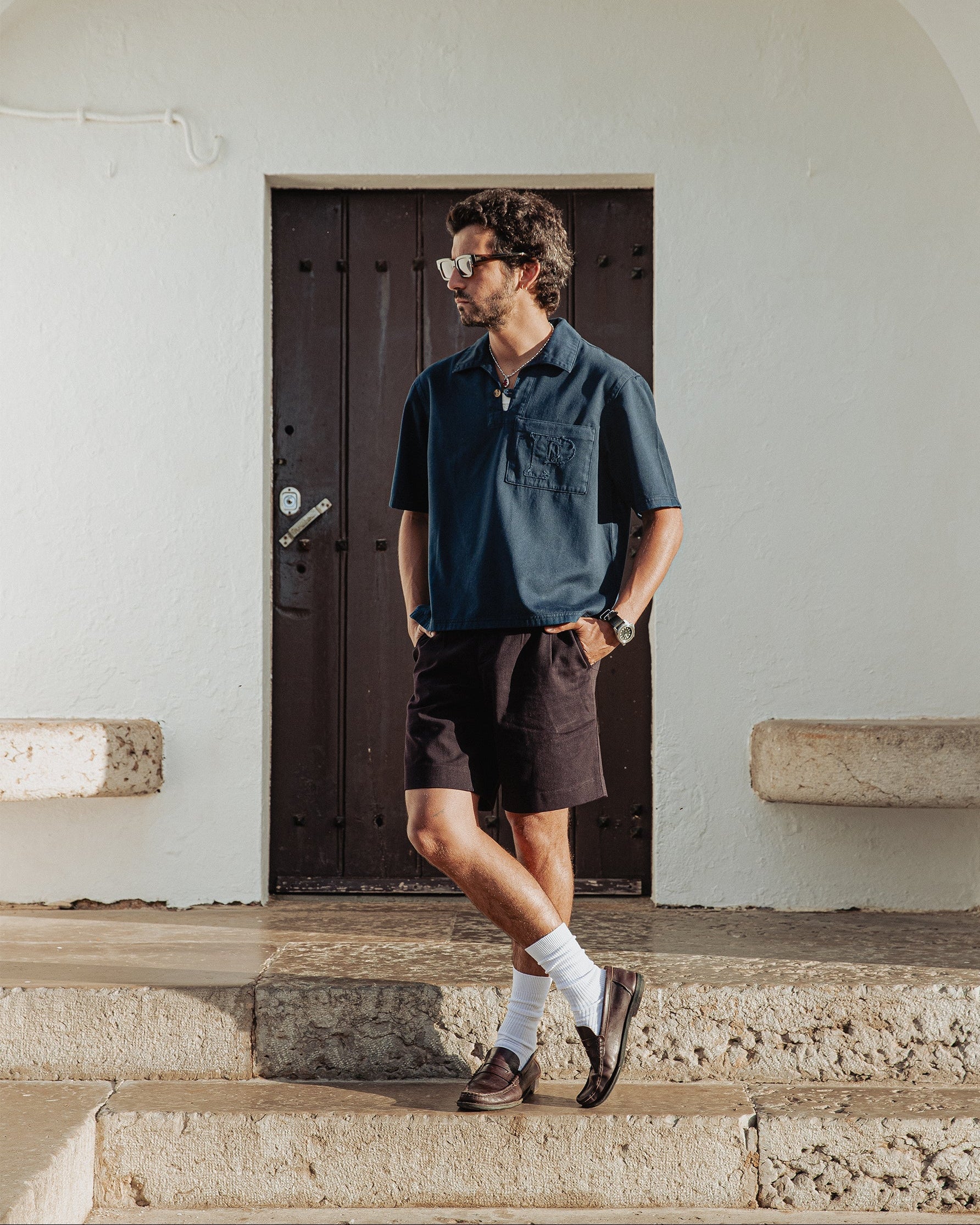 Founders Resort Smock - Navy - Image 3