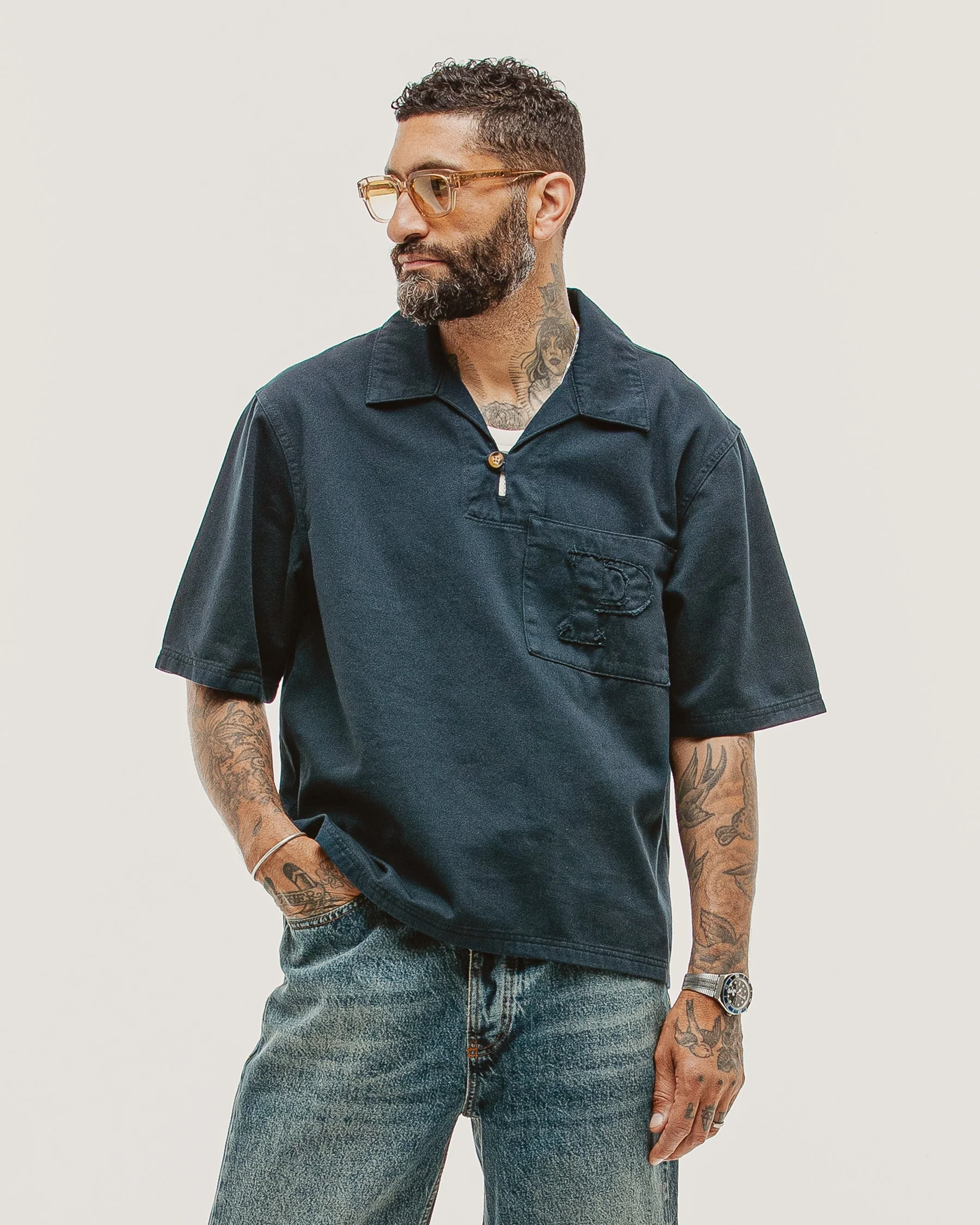 Founders Resort Smock - Navy - Image 4