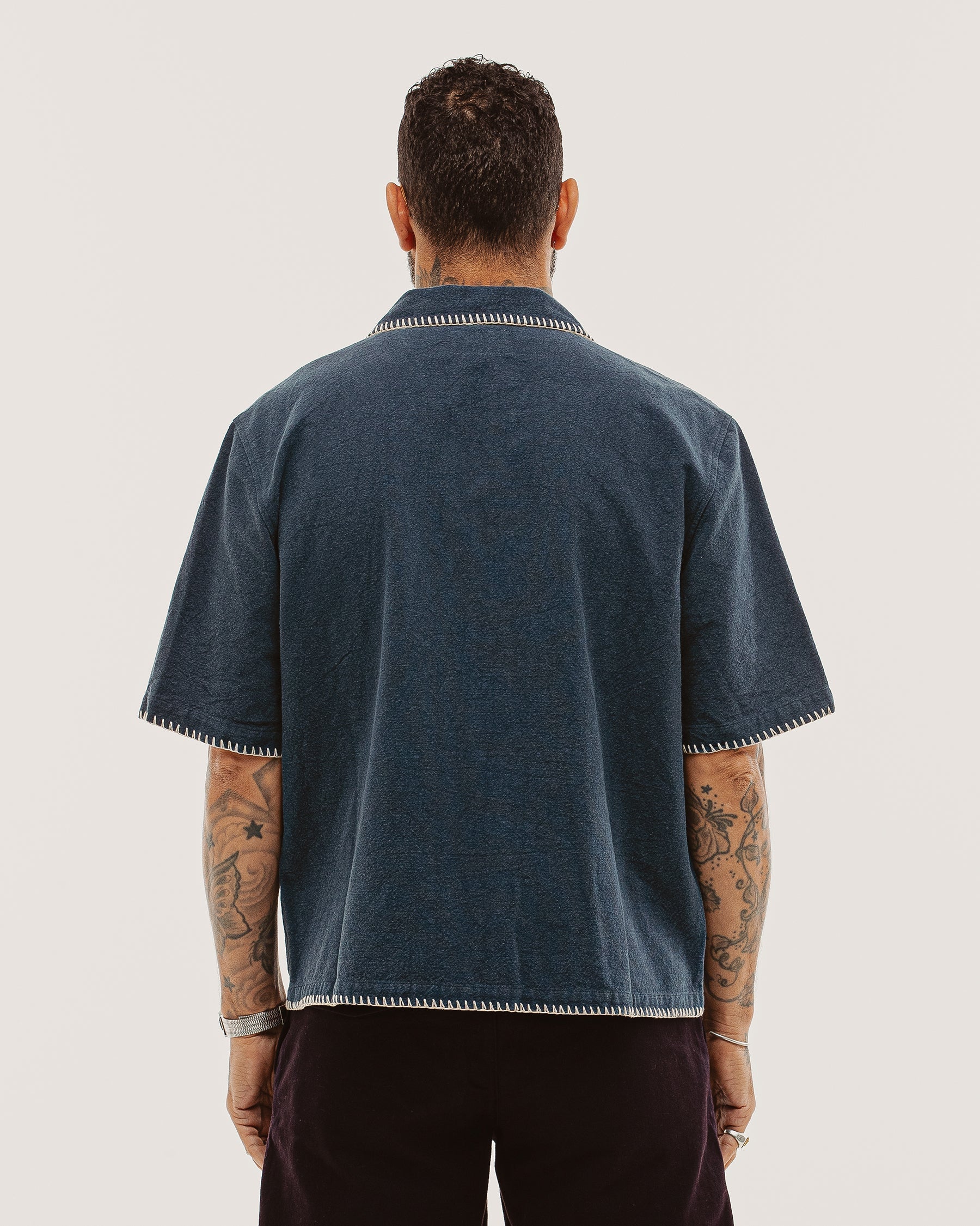 Mariner Resort Shirt - Navy - Image 9