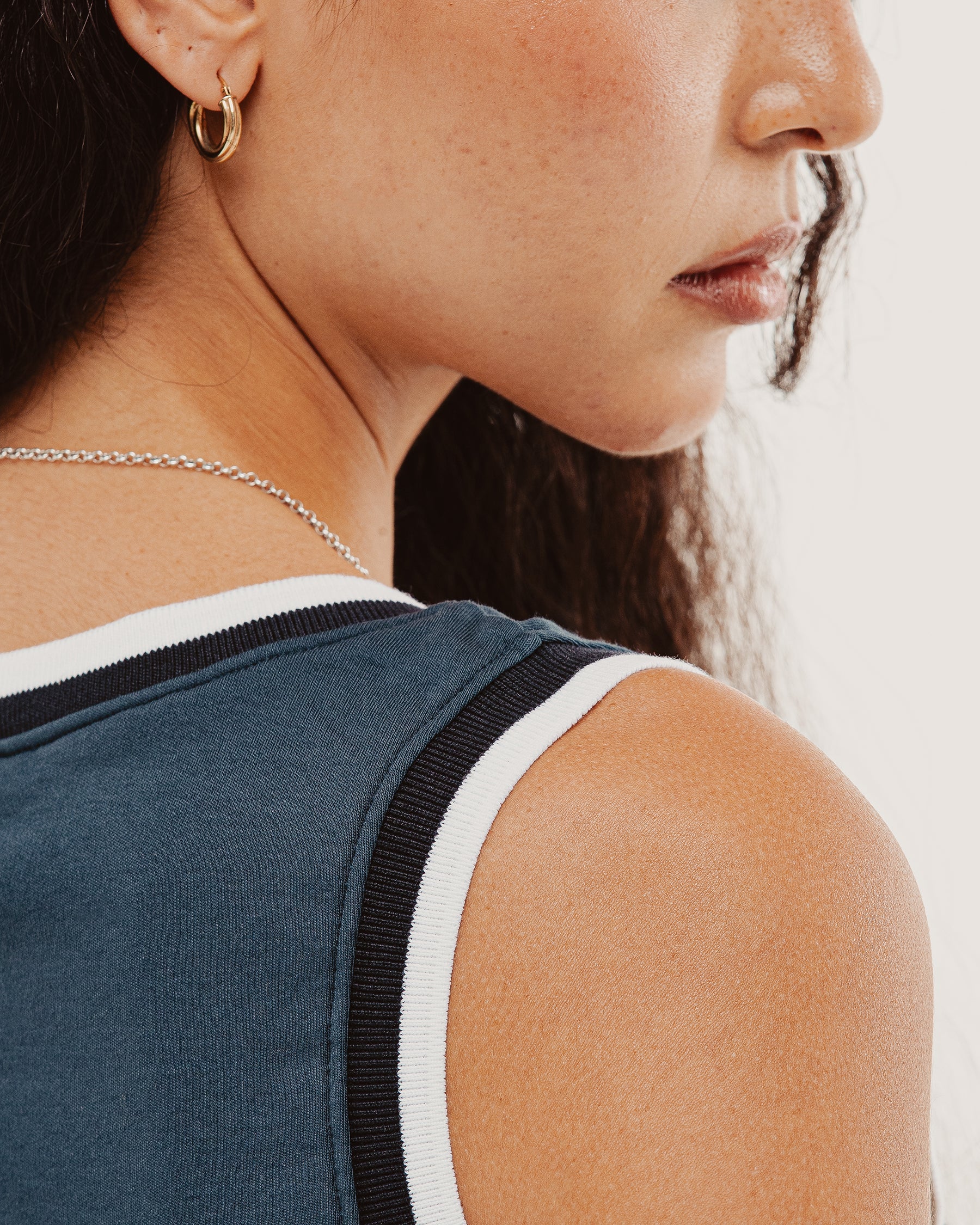P&Co Tricot Tank - Navy - Image 7