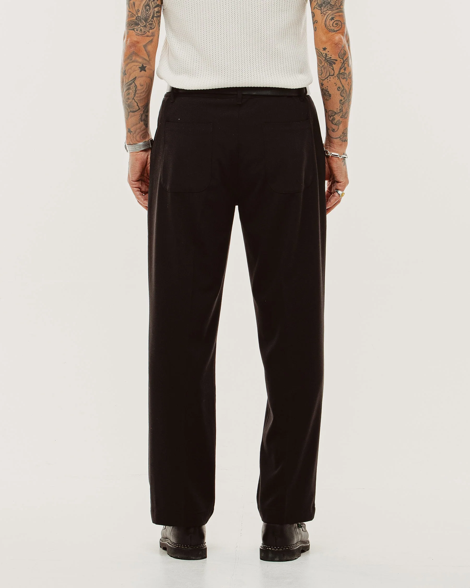 Pressed Station Pant - Black - Image 2
