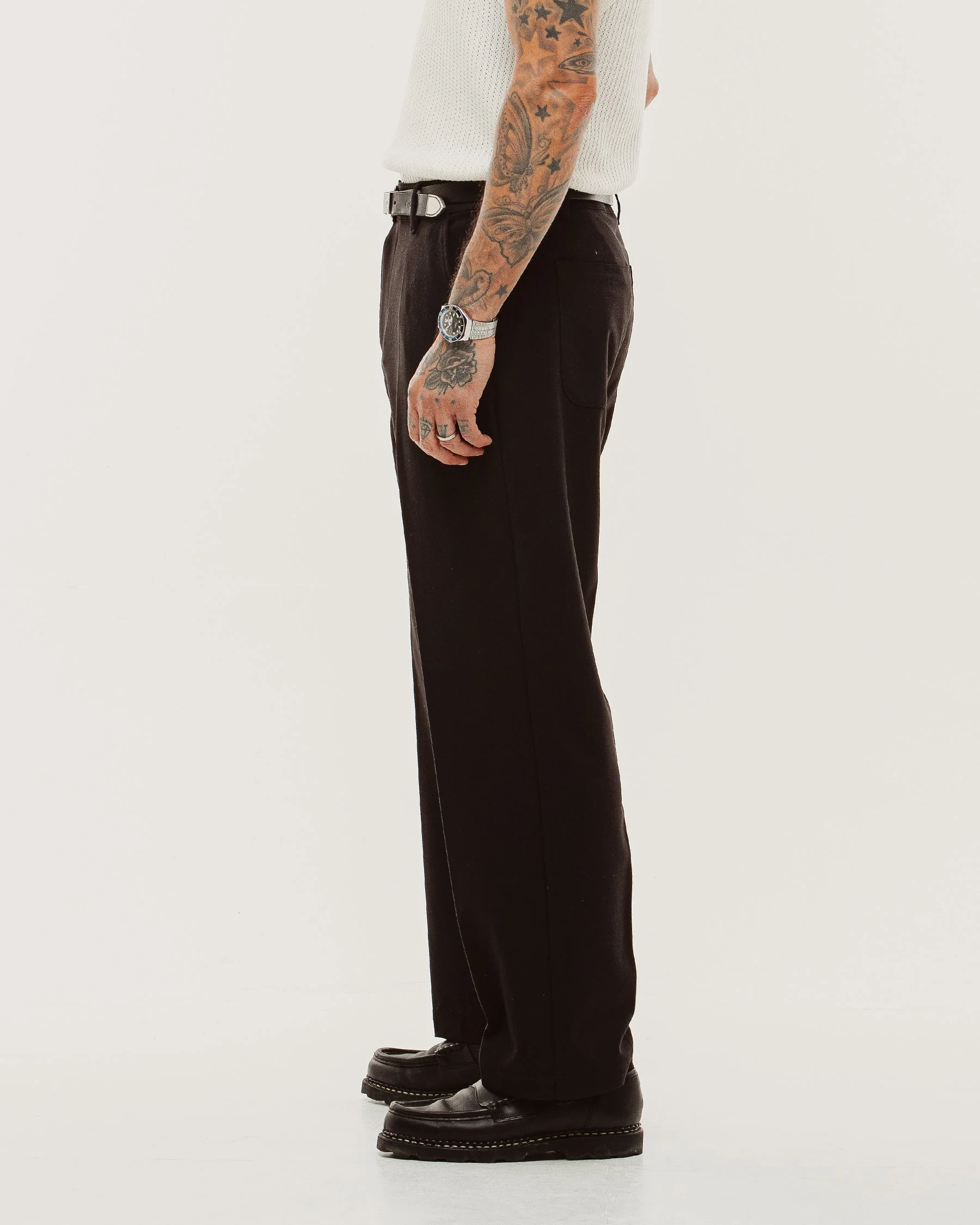 Pressed Station Pant - Black - Image 4