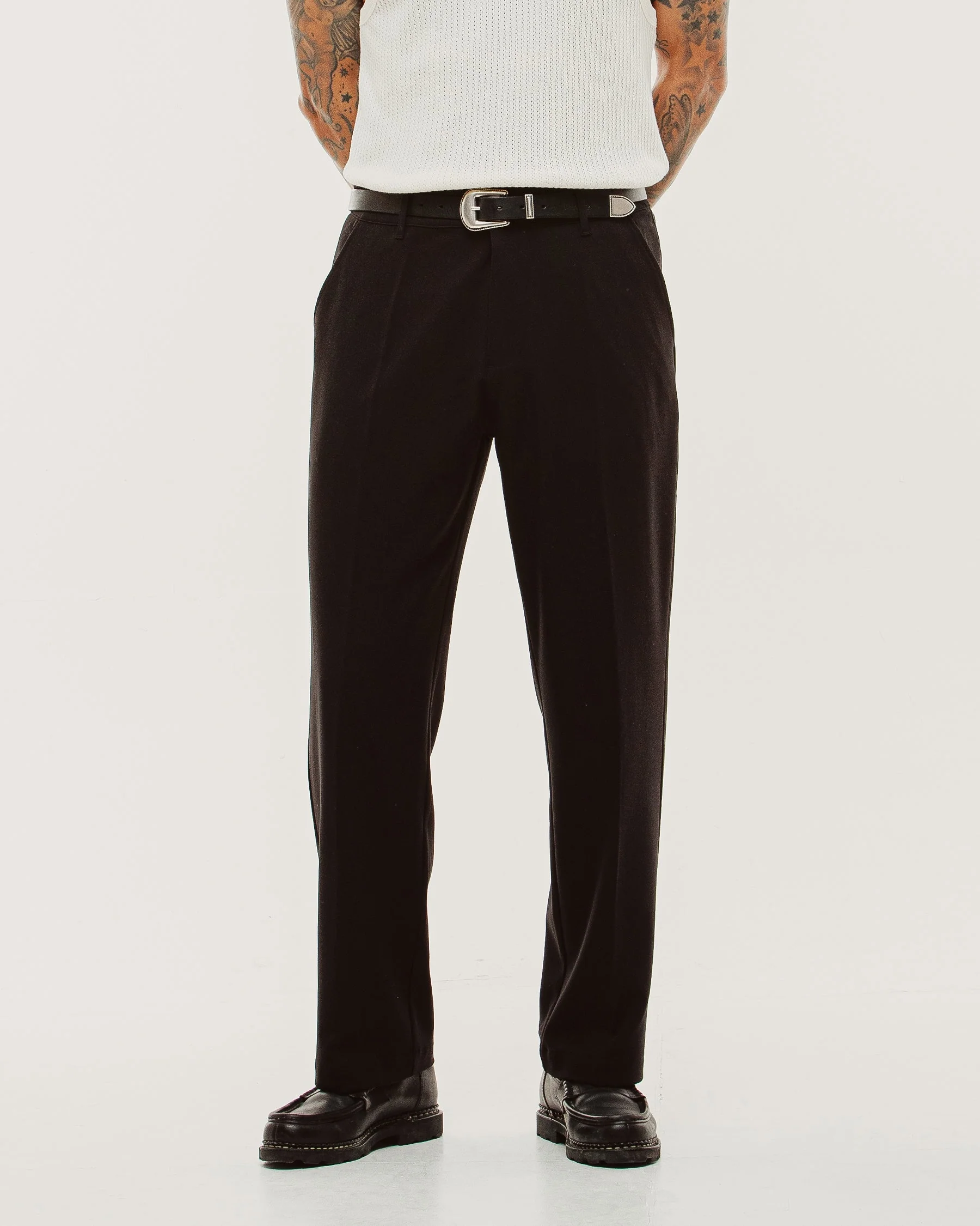 Pressed Station Pant - Black - Image 6