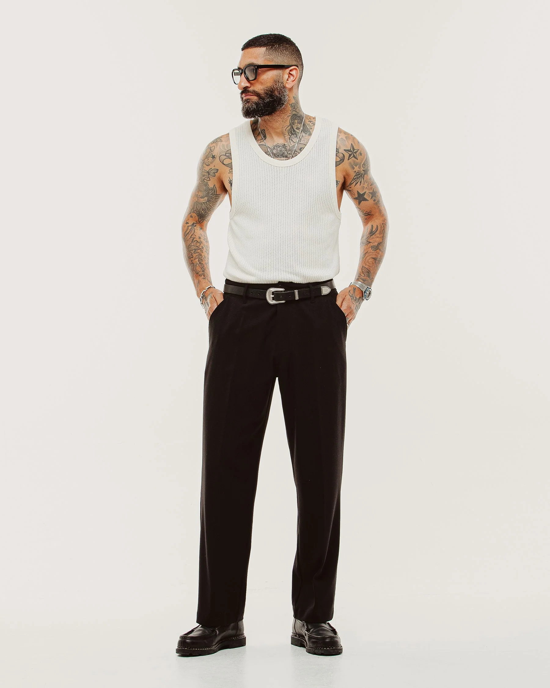 Pressed Station Pant - Black - Image 7