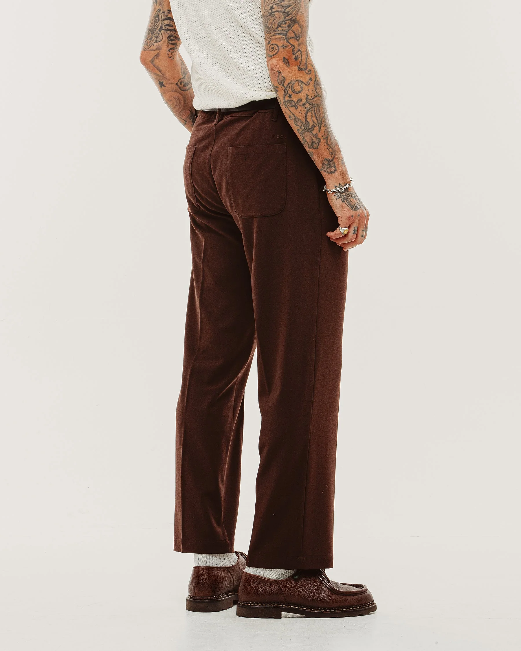Pressed Station Pant - Brown - Image 8