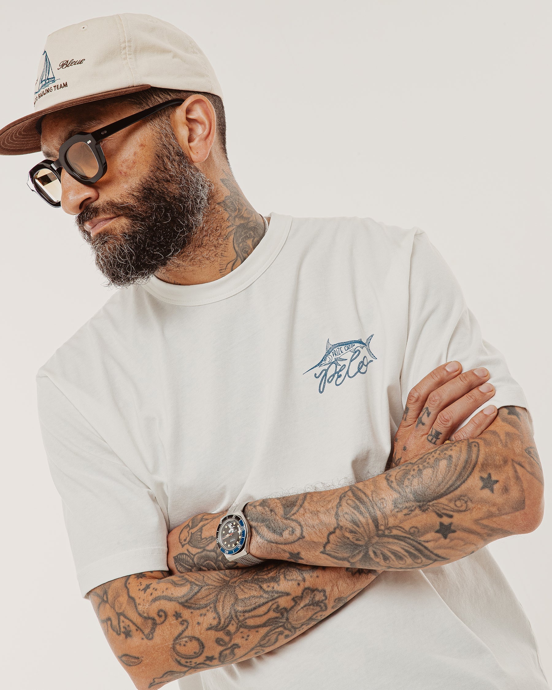 Prize Catch T-Shirt - Off White - Image 4