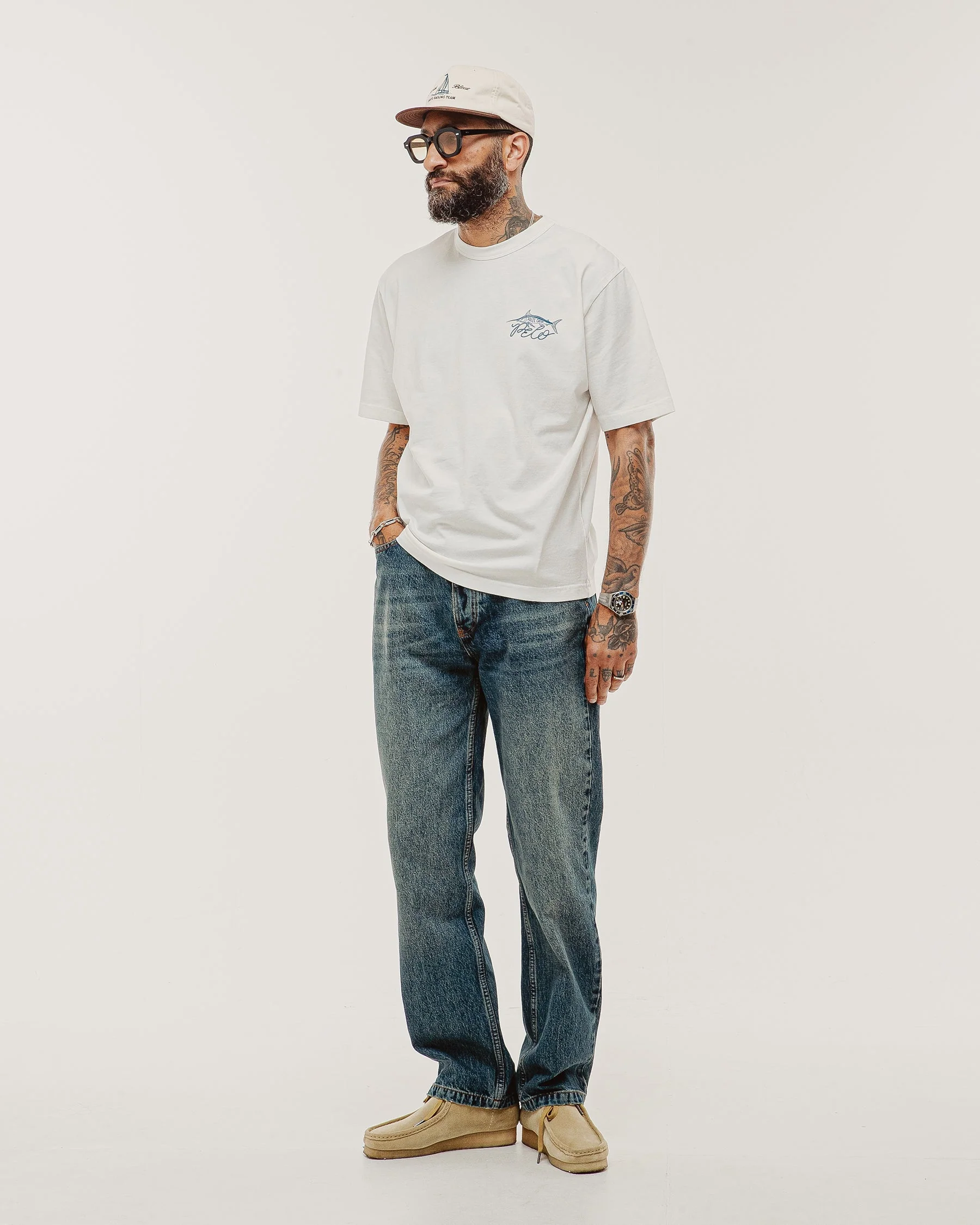 Prize Catch T-Shirt - Off White - Image 7
