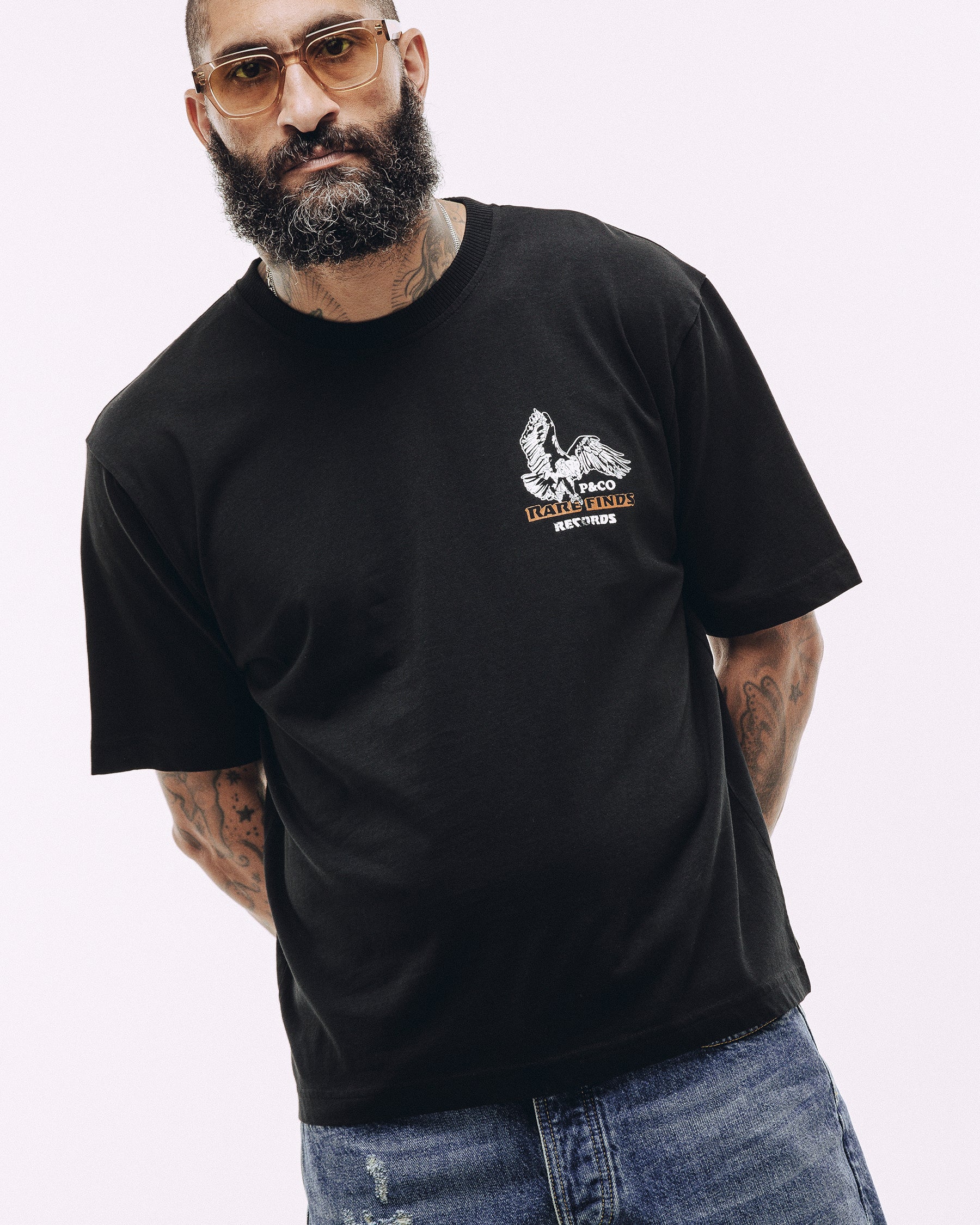 Rare Finds Boxy T-Shirt - Washed Black - Image 2