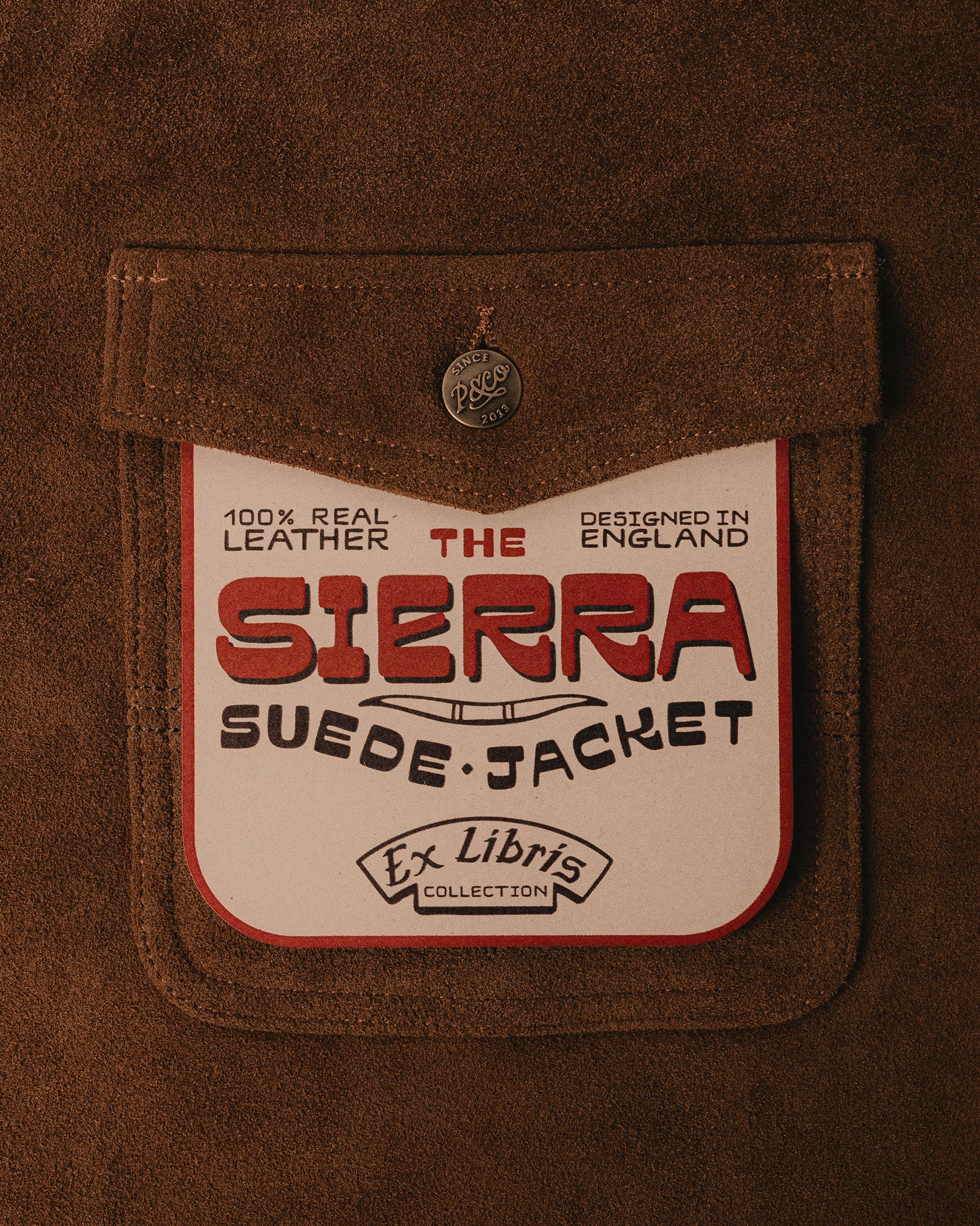 Sierra Suede Jacket - Dark Tan - Image 4