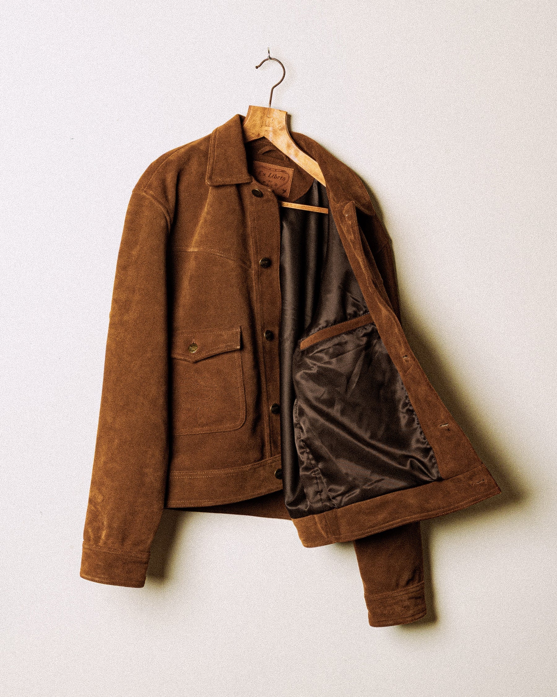 Sierra Suede Jacket - Dark Tan - Image 9