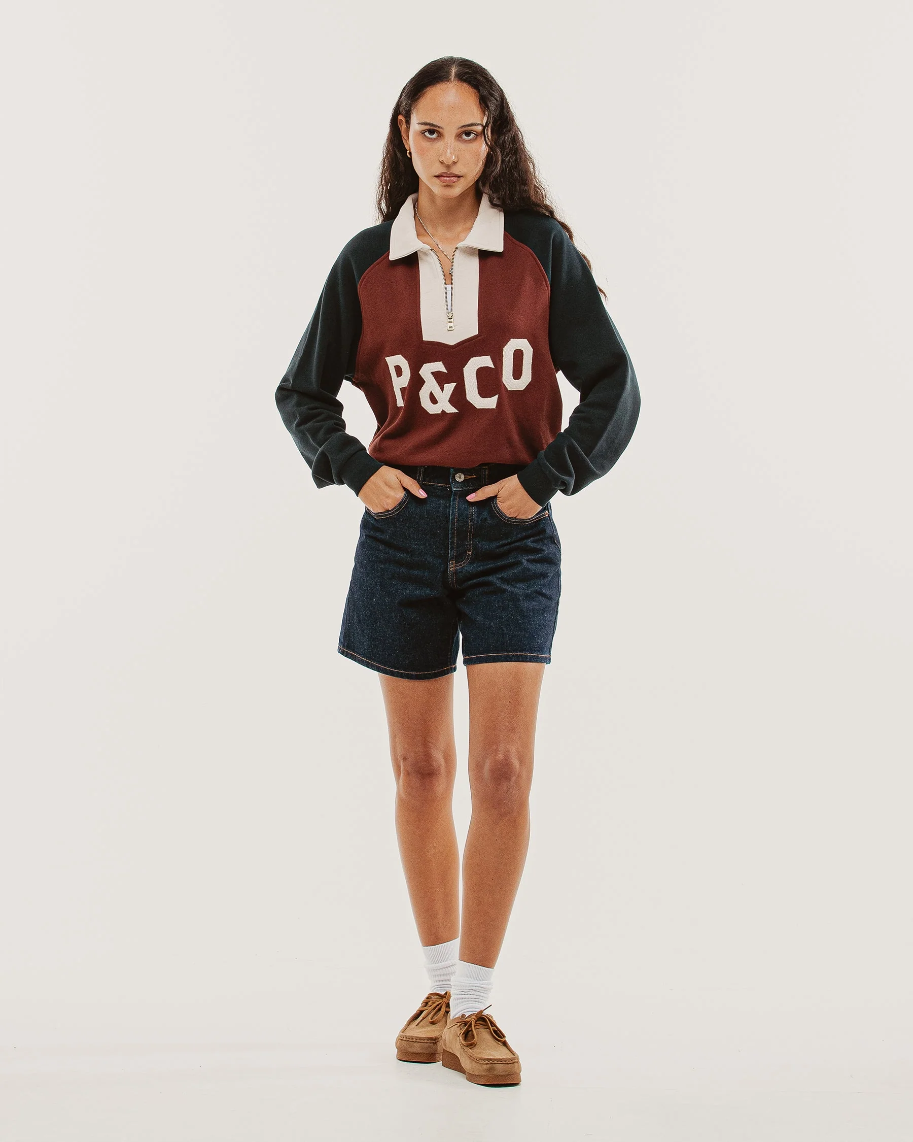 Track 1/4 Zip Jersey - Maroon & Navy - Image 10