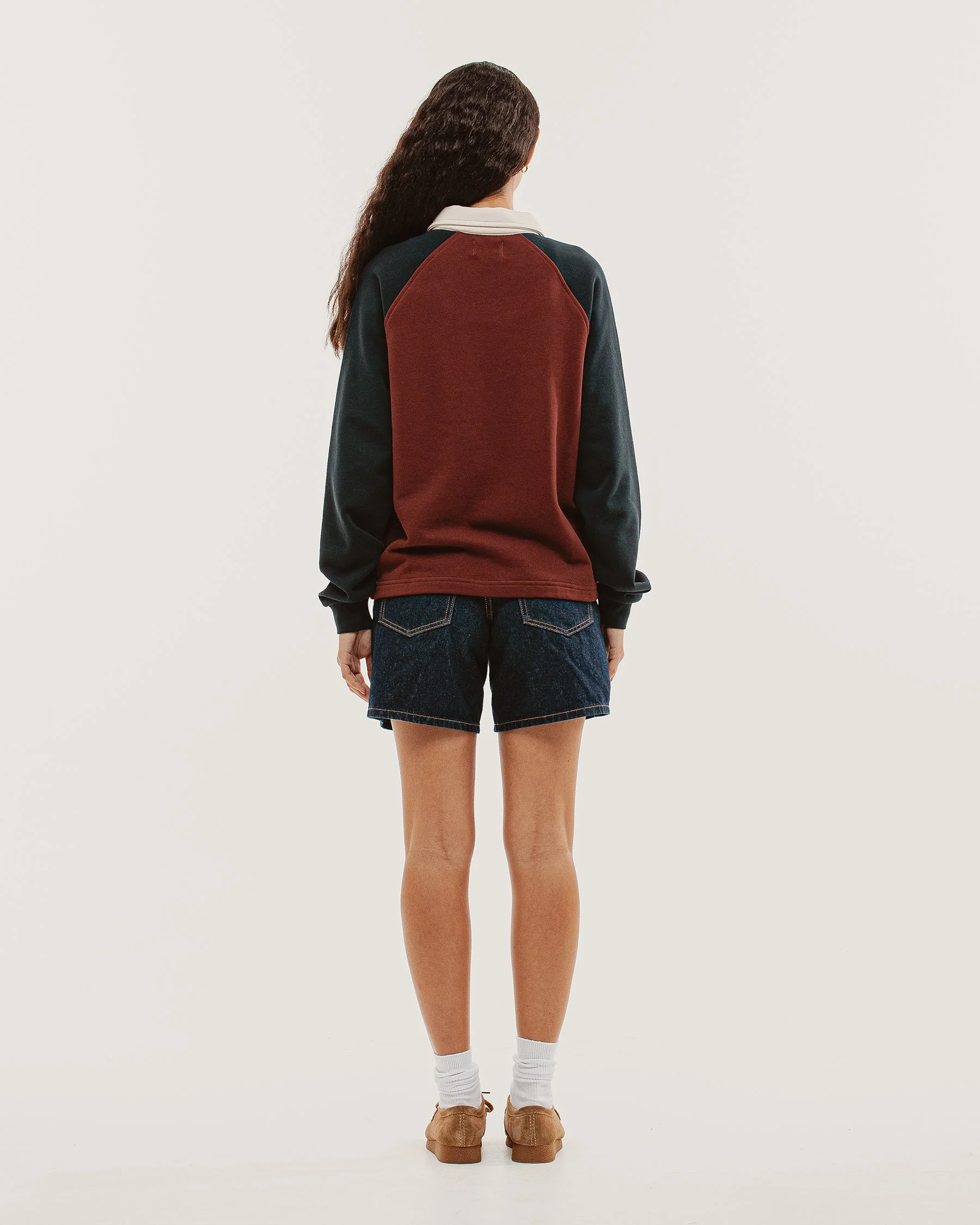 Track 1/4 Zip Jersey - Maroon & Navy - Image 11