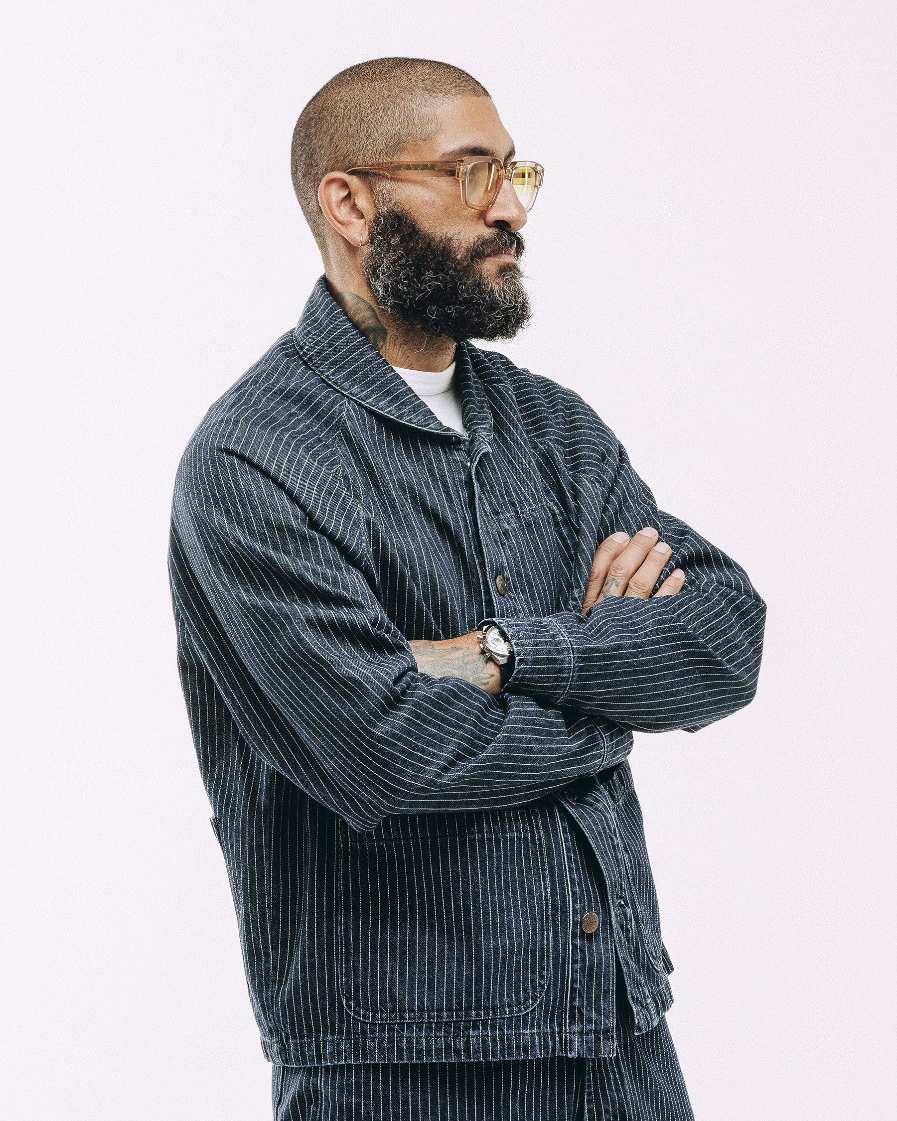 Vyse Chore Jacket - Blue Hickory - Image 3