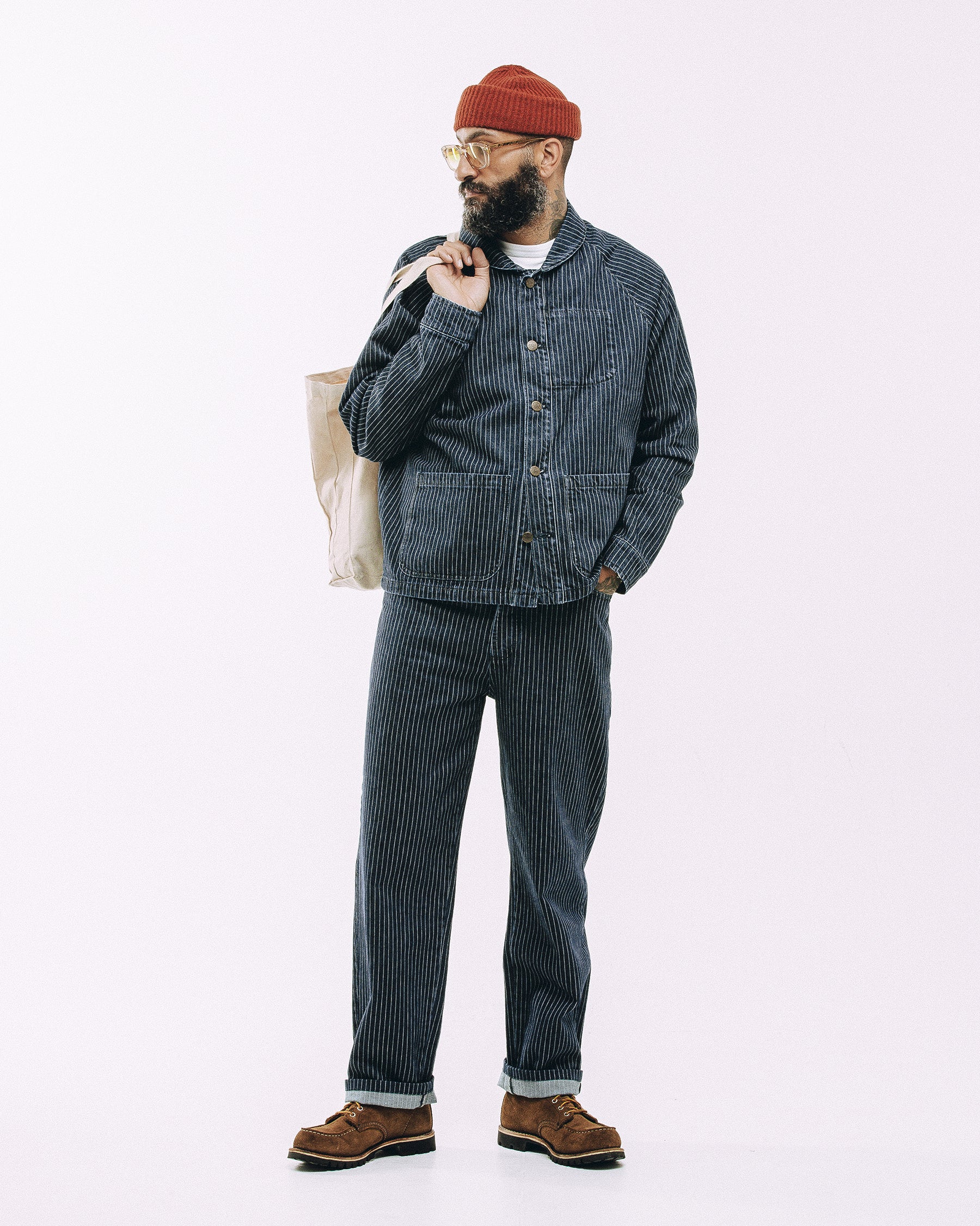 Vyse Chore Jacket - Blue Hickory - Image 8