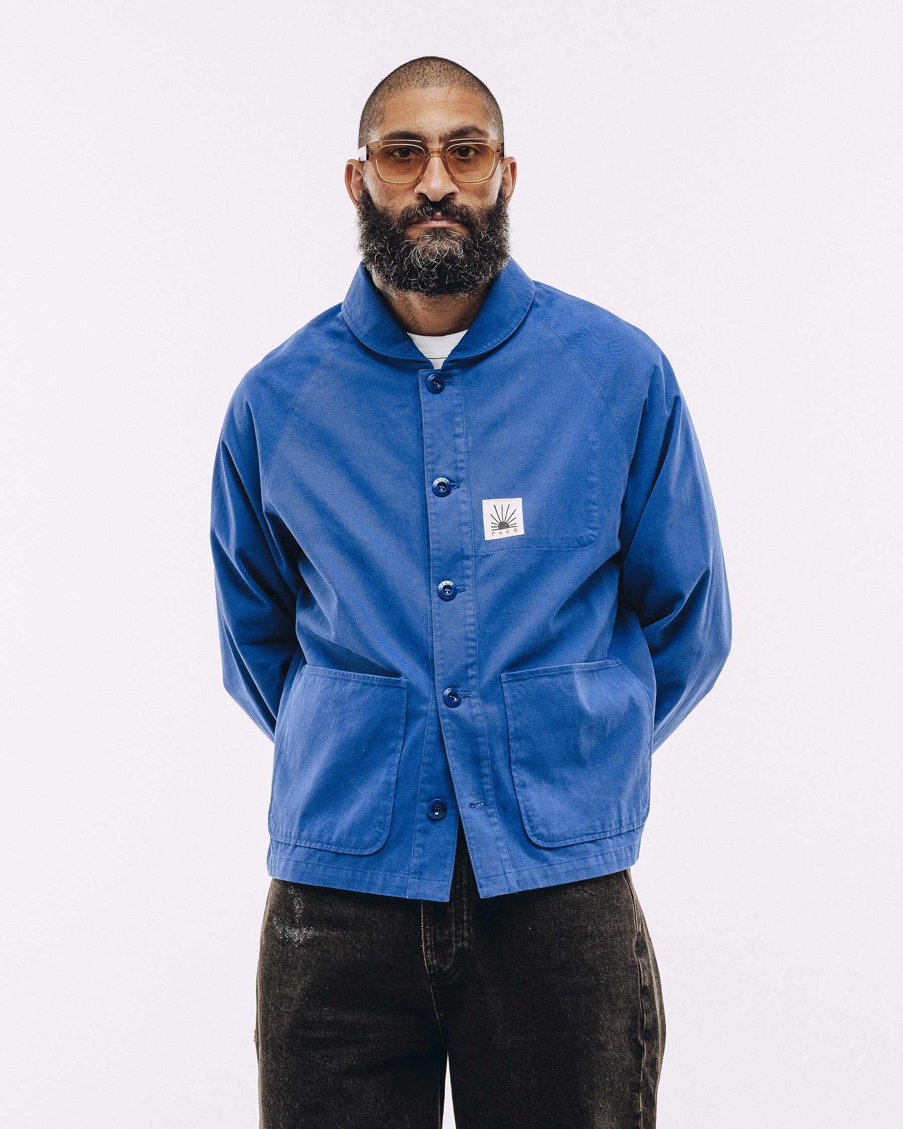 Vyse Chore Jacket - French Blue - Image 2