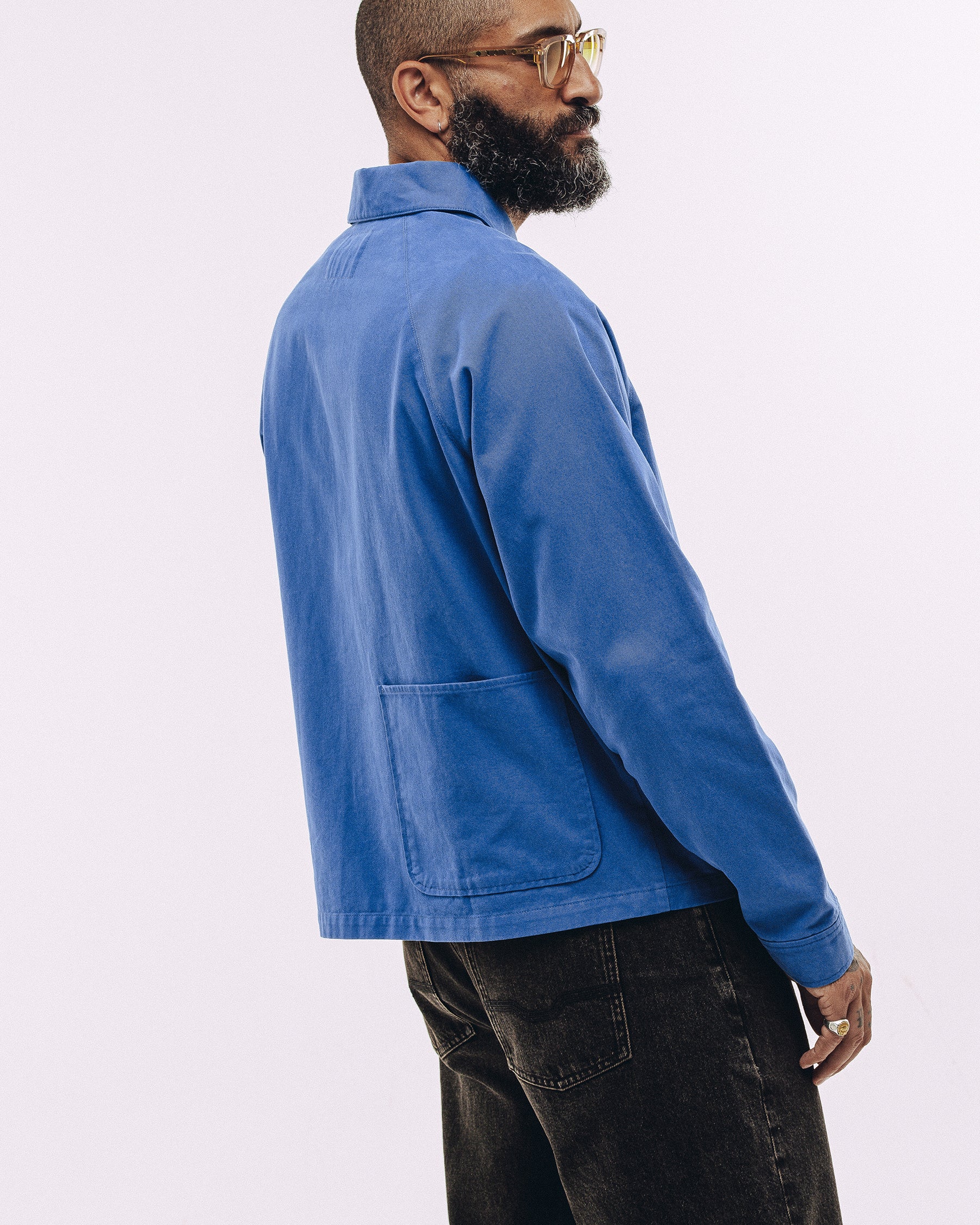 Vyse Chore Jacket - French Blue - Image 4