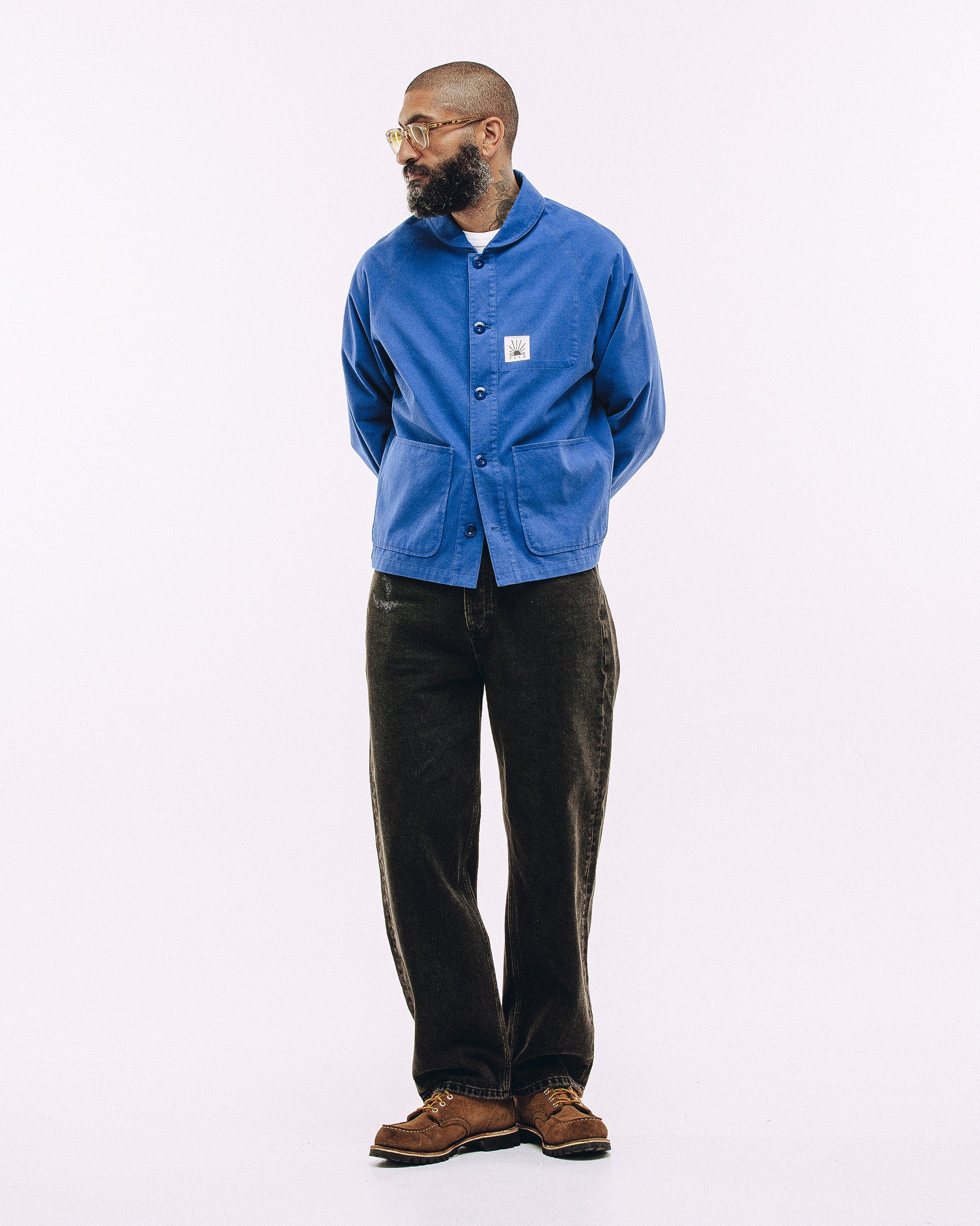 Vyse Chore Jacket - French Blue - Image 8